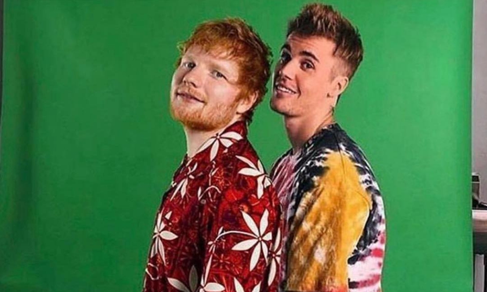 Ed Sheeran y Justin Bieber
