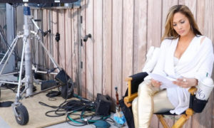 Jennifer Lopez presumió su vestido de novia