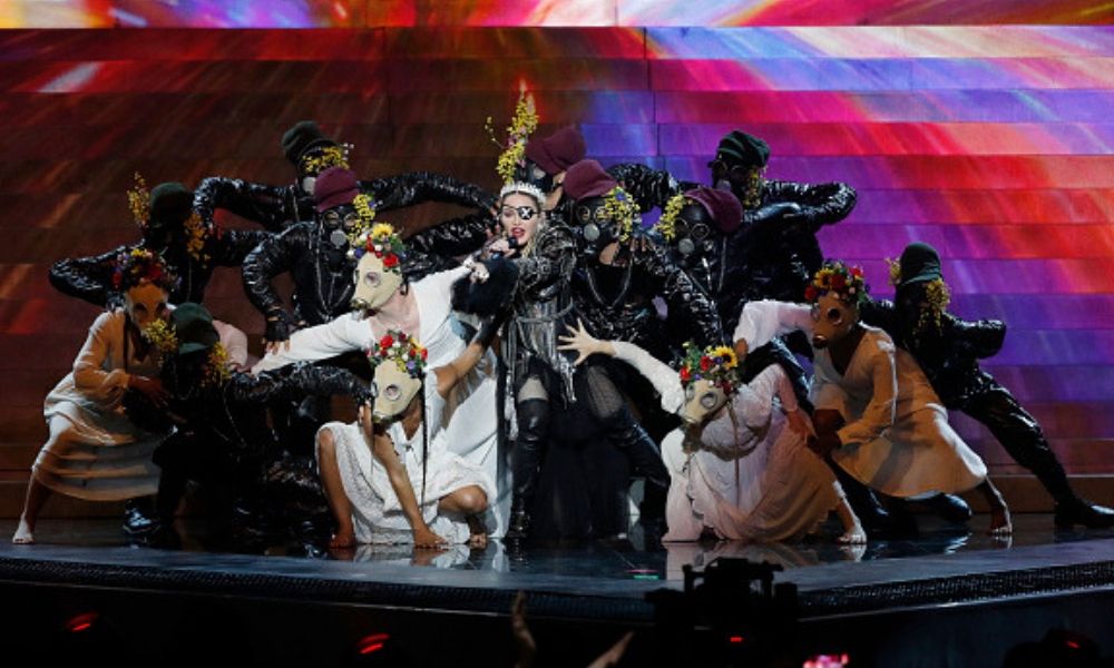 Madonna en la final de Eurovisión
