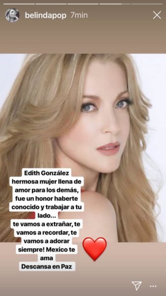 Se murió Edith González