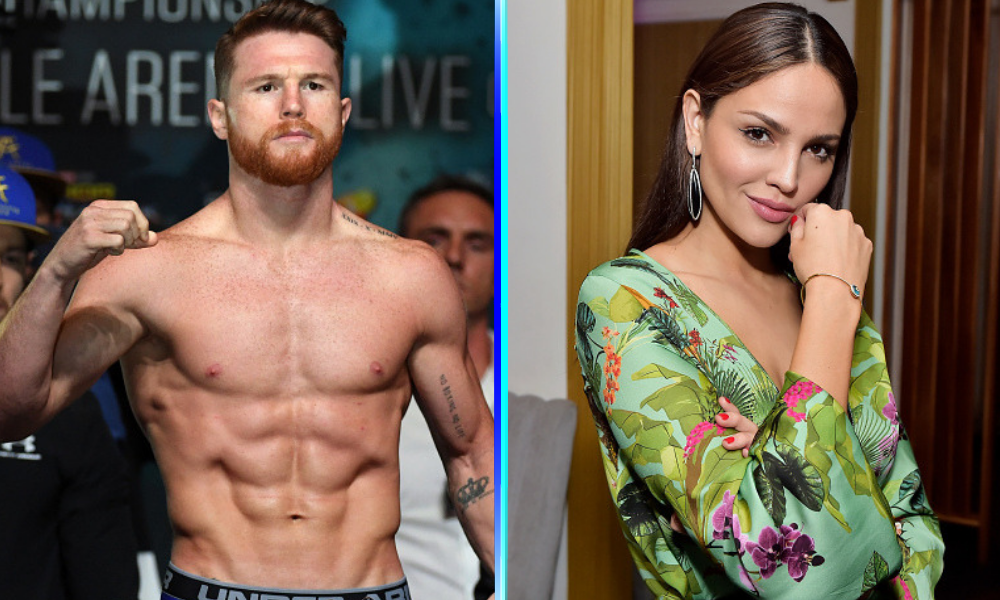 Eiza González le copia a ‘Canelo’