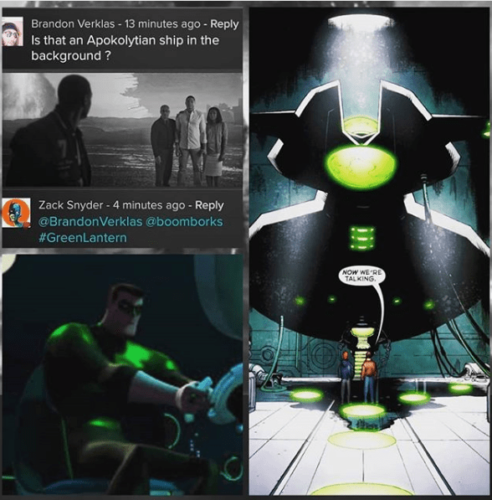 nave de 'Green Lantern' que no salió 'Justice League'
