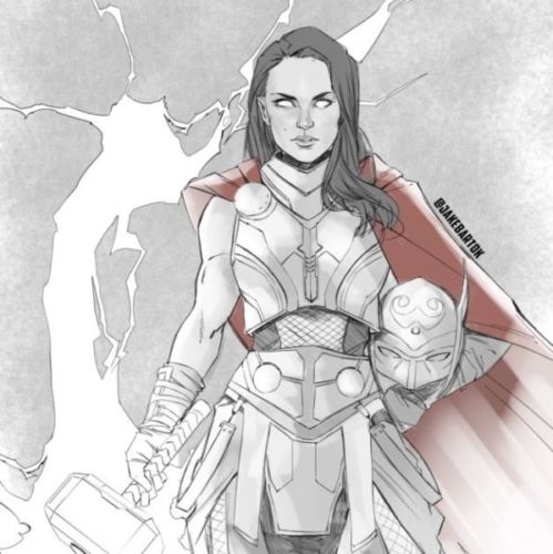 Natalie Portman como 'Thor'