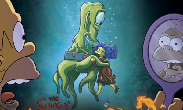 stranger things los simpsons