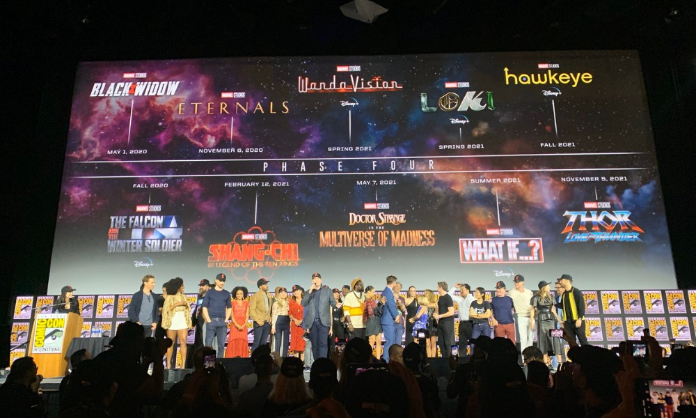 Fase 4 de MCU es presentada en el panel de Marvel en la Comic-Con 2019