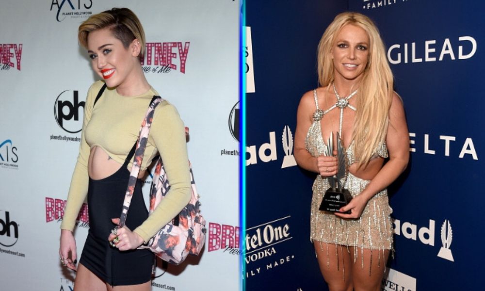 Homenaje de Miley Cyrus a Britney Spears