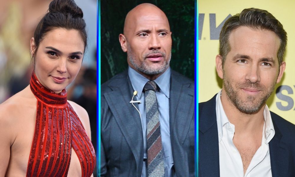 Ryan Reynolds se une a Dwayne Johnson y Gal Gadot