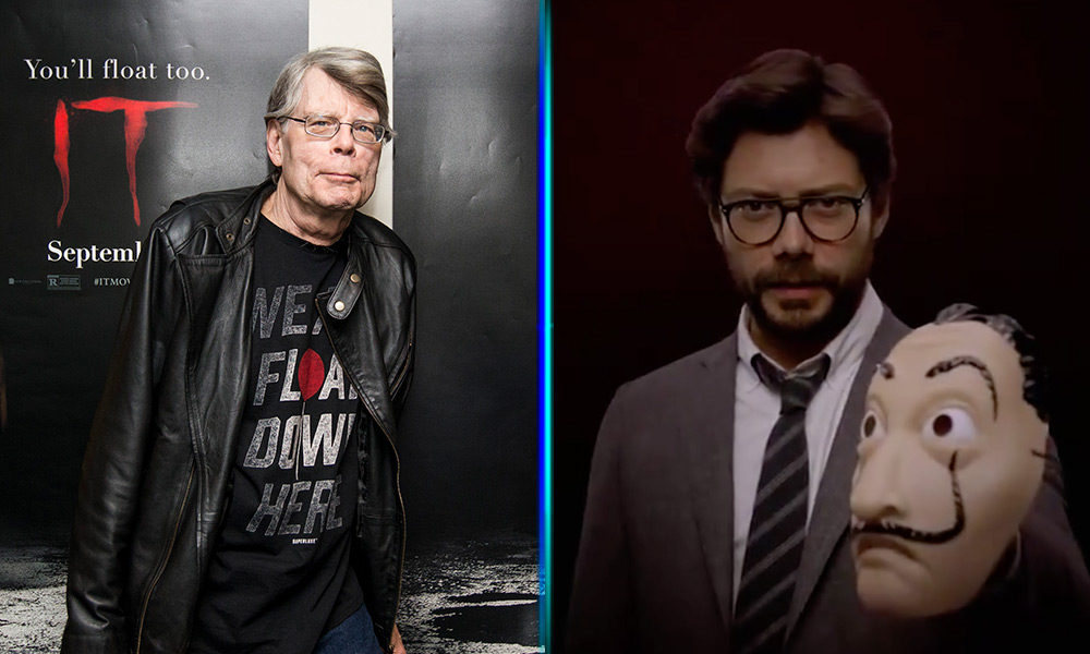 Stephen King quiere formar parte de 'La Casa de Papel'