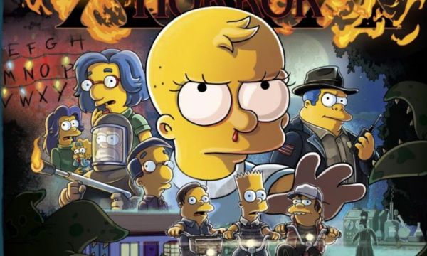 stranger things los simpsons