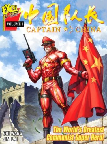 Shang Chi con el escudo de Captain America
