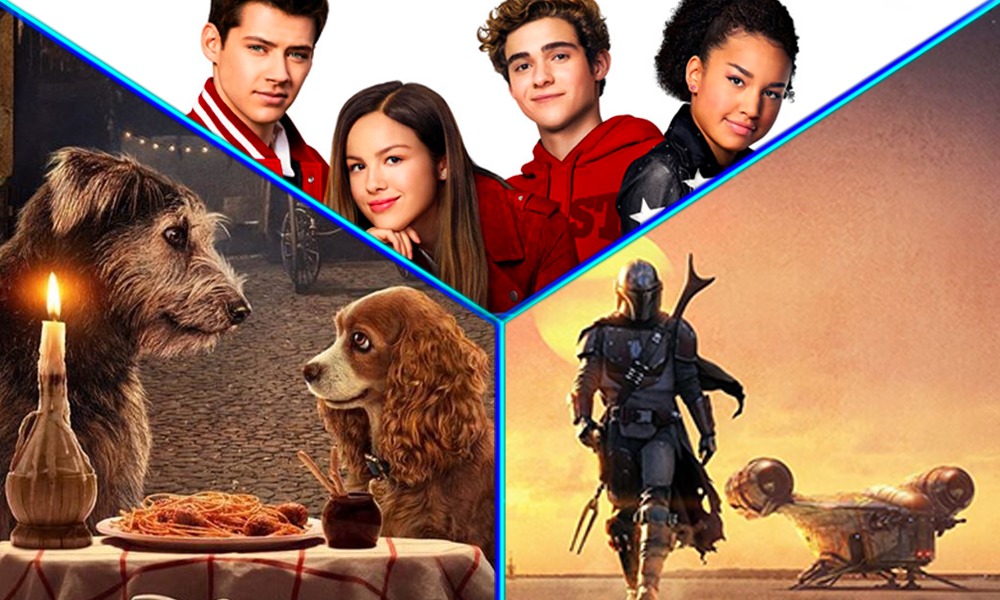 Pósters de 'The Mandalorian' 'La Dama y el Vagabundo' y 'High School Musical'