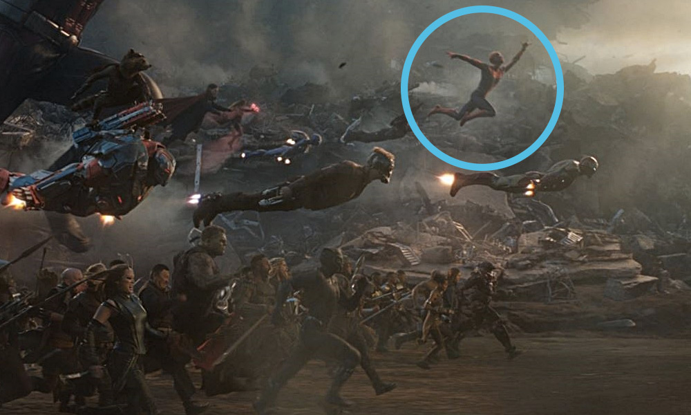 Cómo se columpiaba Spider-Man en la batalla de 'Endgame'