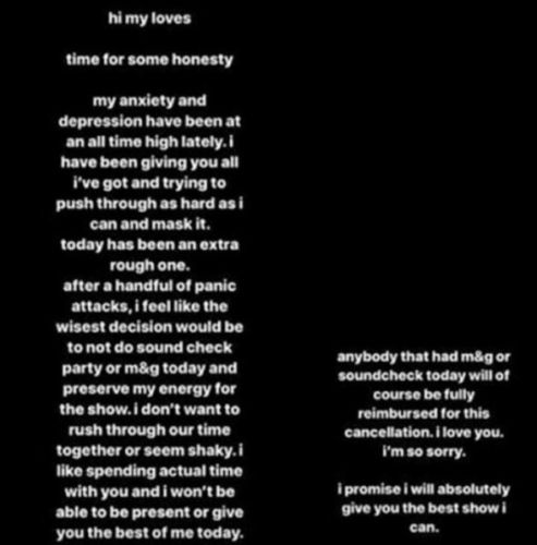Ariana Grande sufre de ansiedad