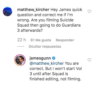 James Gunn dice que su prioridad es The Suicide Squad