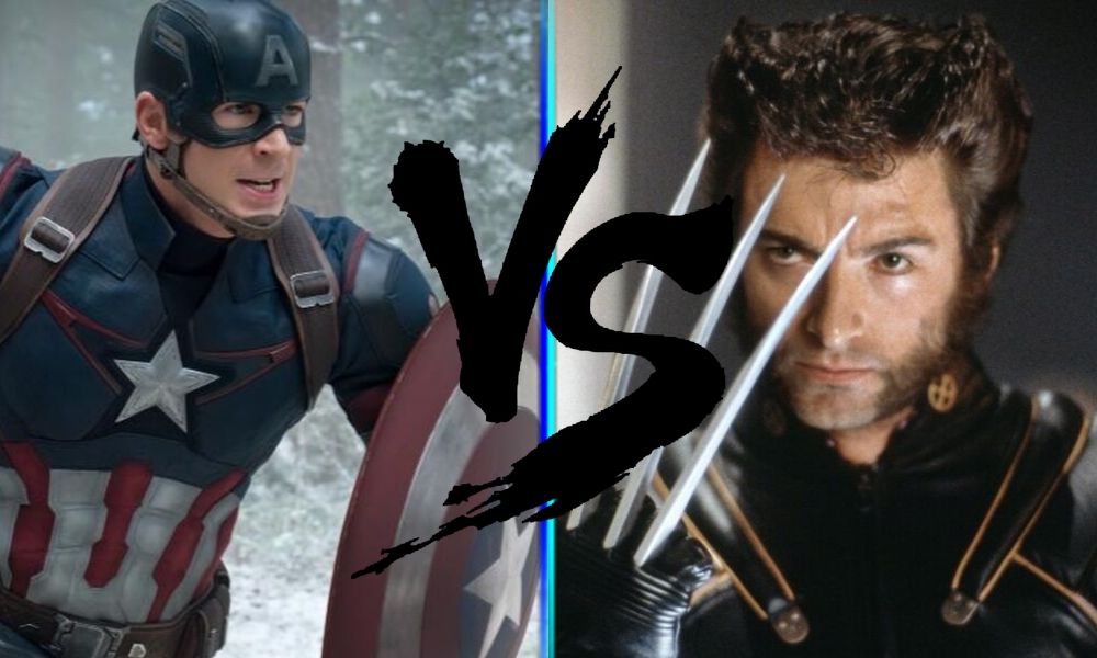 Las garras de Wolverine pueden destrozar el escudo de Captain America