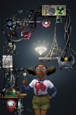 Moon Girl es más inteligente que Mr. Fantastic