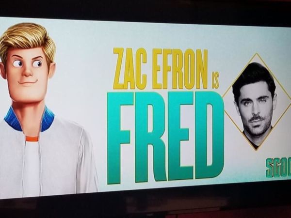 Zac Efron en película de Scooby Doo
