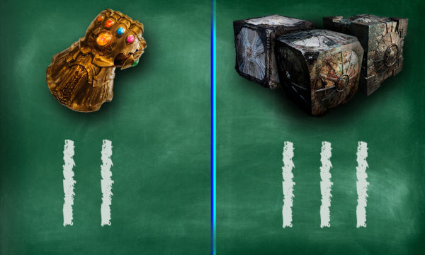 guantelete del infinito o cajas madre