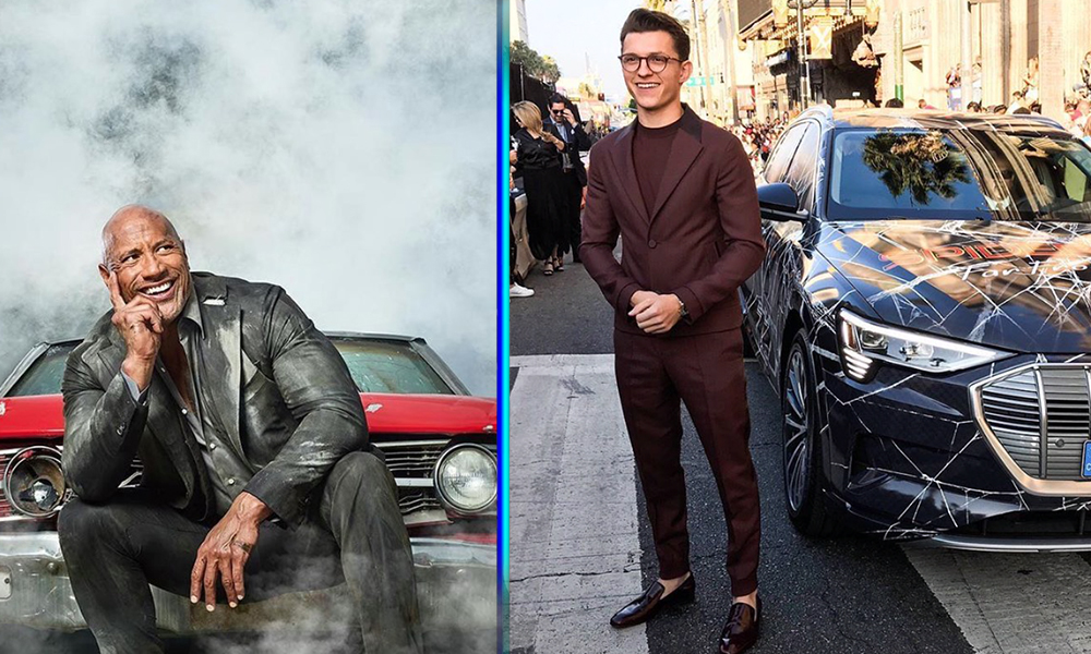 Dwayne Johnson y Tom Holland juntos en una película