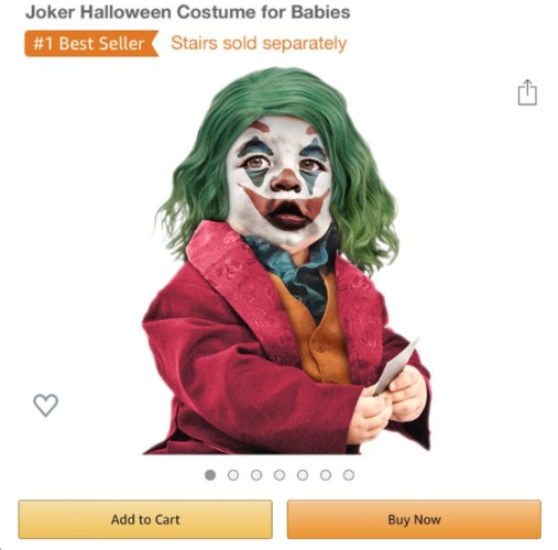 disfraz de mini Joker