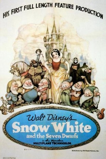 Póster oficial Snow White 1937