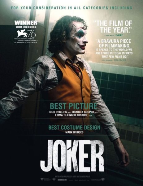Campaña de 'Joker' para los Oscar