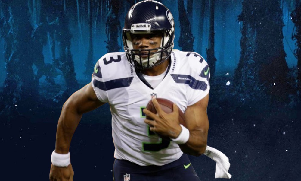 Russell Wilson llegó al Upside Down