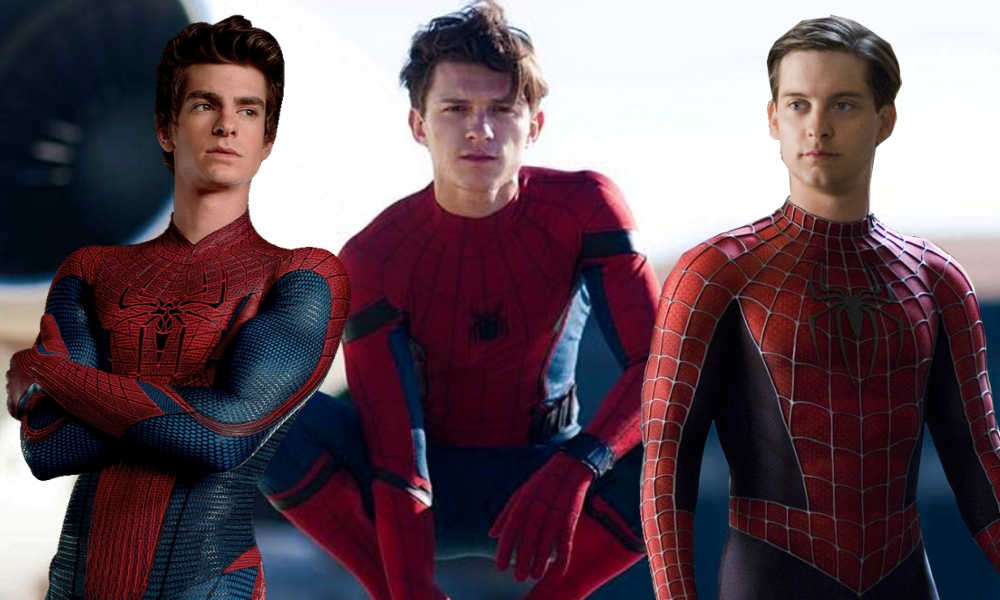 Tom Holland y Tobey Maguire en 'Spider-Man'