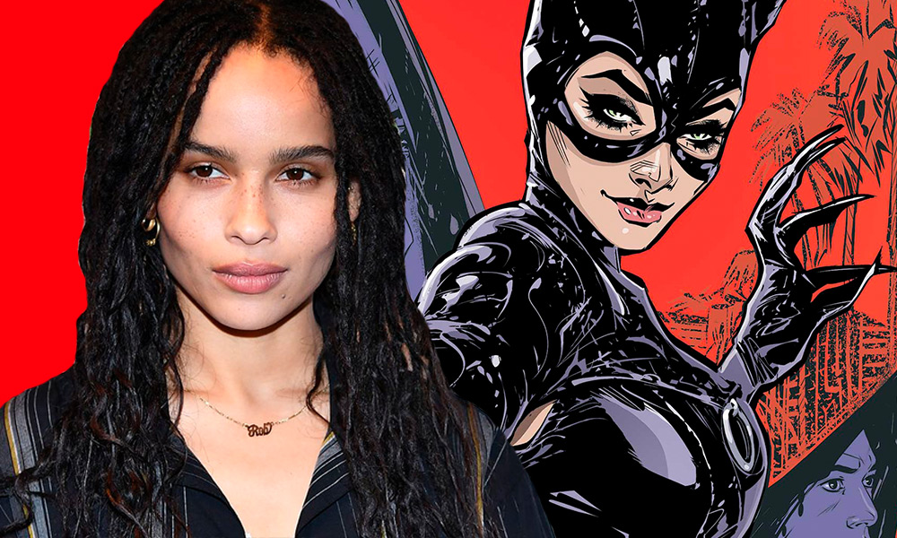 Zoe Kravitz personificada como Catwoman