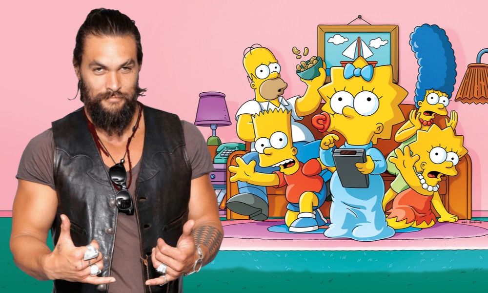 llegó Jason Momoa a The Simpsons