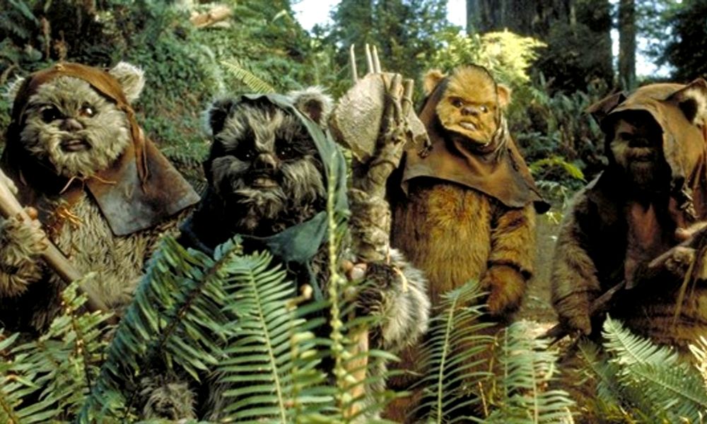 ewoks reemplazaron a los wookiees