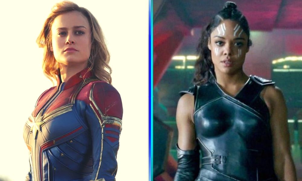 romance entre Valkyrie y Captain Marvel