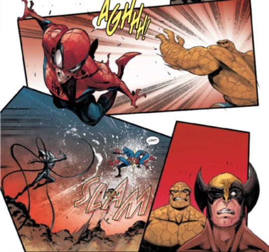 Spider-Man choca con Captain America