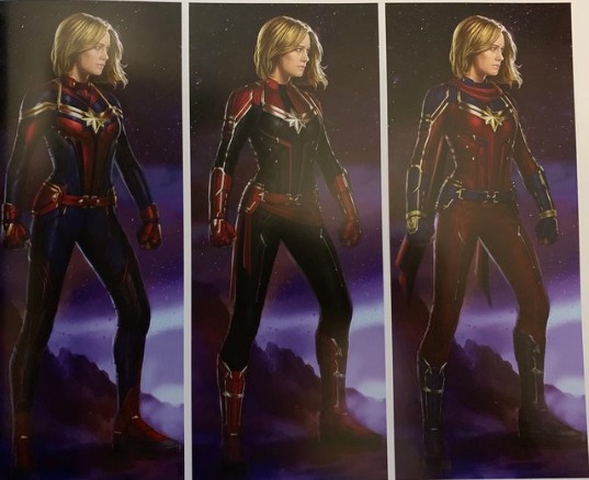 traje de Captain Marvel tenía bufanda como Ms. Marvel