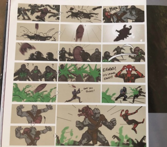 escena eliminada de Spider-Man y Miek