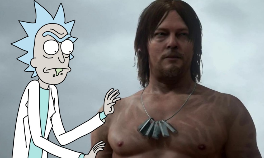 Crossover de ‘Death Stranding’ y ‘Rick and Morty’