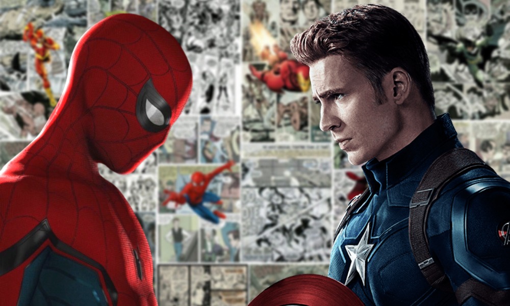 Spider-Man choca con Captain America
