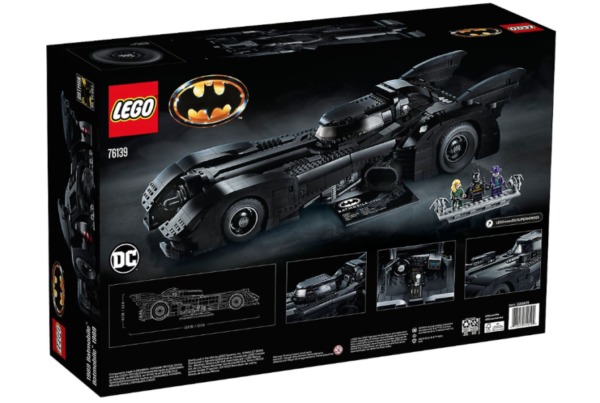 lego recrea el batmobile de tim Burton 2