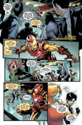 Regreso de Tony Stark con el traje clásico de Iron Man