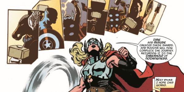 Superman y Wonder Woman pueden levantar el Mjolnir