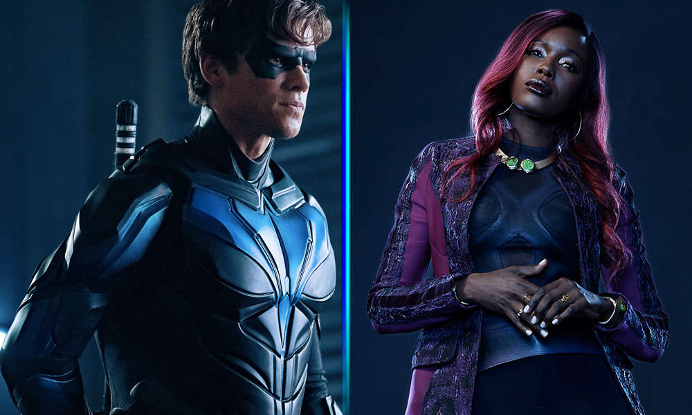 Trajes de Nightwing y Starfire