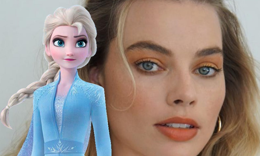 Margot Robbie como Elsa de Frozen