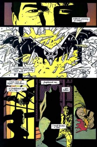 foto de the batman en el sillón de year one