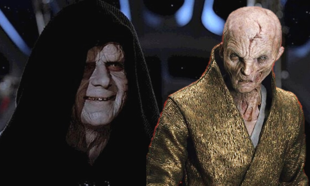 conexión entre Snoke y Palpatine