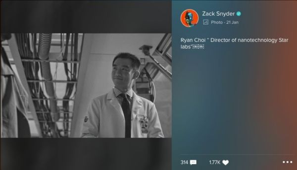 Atom en la versión de Snyder de 'Justice League'