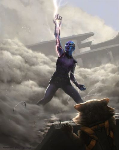 Nebula con el Guantelete del Infinito en 'Avengers: Endgame'