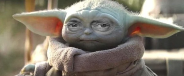 Baby Yoda con ojos de Steve Buscemi