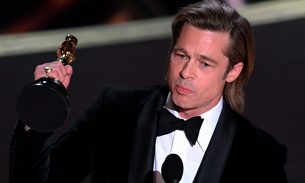 Brad Pitt ganó el Oscar a Mejor Actor de Reparto
