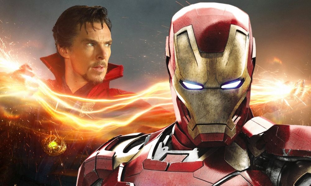 Doctor Strange con la armadura de Iron Man