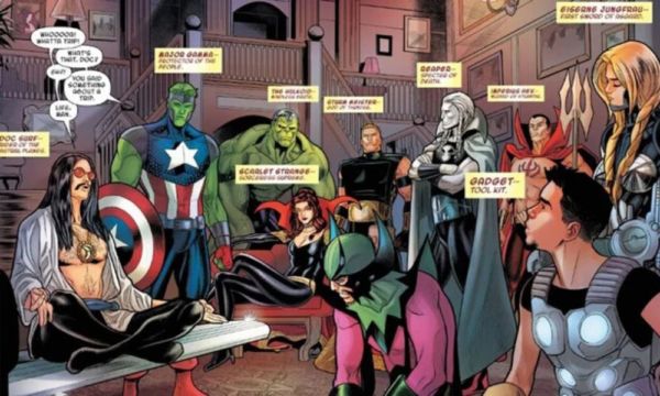  Marvel mezcló a 'Avengers' y 'Defenders' en 'Tarot'